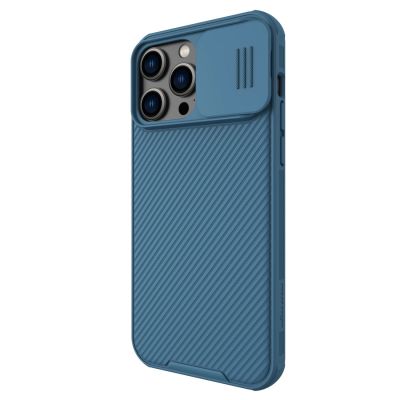 6. Nillkin CamShield Pro Case iPhone 14 Pro Max Armored Cover Camera Protector Blue