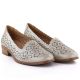 4. Women's openwork gold shoes Potocki SZ12320