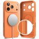 3. Ringke Silicone Magnetic MagSafe Case for iPhone 17 Pro - Orange