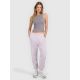 3. Women's slim ribbed knit top 4F 4FRAW25TSLEF310-25S