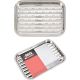 6. GRILLING TRAY 34x24CM STAINLESS STEEL