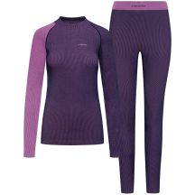 Women’s VIKING Mounti Lady Set Merino Underwear, Purple, XXL