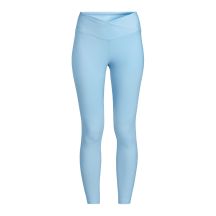 CASALL Women's Overlap High Waist Tights Training Leggings, Blue