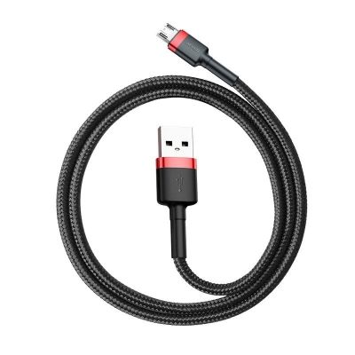 Baseus cafule CAMKLF-C91 cable (USB M - Micro USB M; 2m; black and red)
