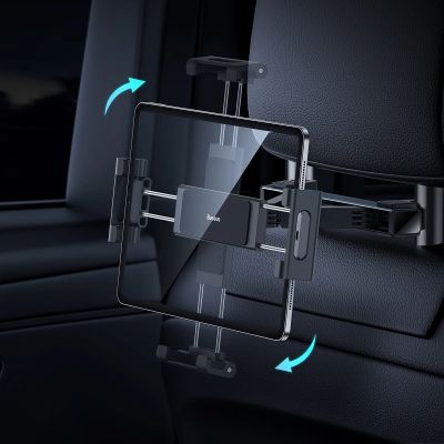 8. Baseus JoyRide Pro headrest car phone/tablet holder black
