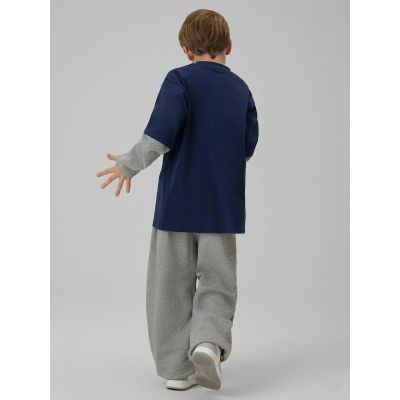 2. Loose longsleeve with print for boys 4F 4FJRSS26TLONM631-31S