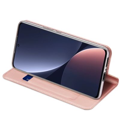 5. Dux Ducis Skin Pro Case Xiaomi 13 Pro Flip Card Wallet Stand Pink