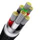 6. Baseus Flash Series II cable USB - USB Type C / Lightning / micro USB 100 W 1.2 m black (CASS030001)