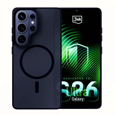 9. 3mk Smoke MagCase for Samsung Galaxy S26 Ultra - Gray-Translucent