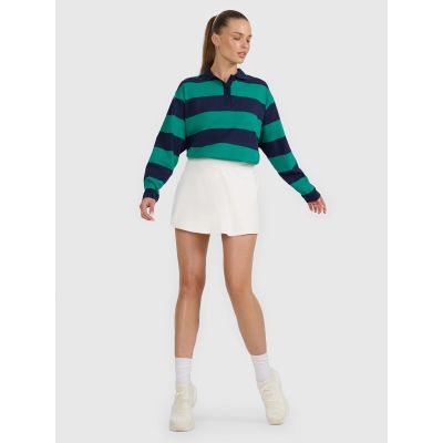 5. Women's oversize longsleeve 4F 4FRAW25TLONF604-41S