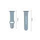 3. Tech-Protect Silicone Strap for Apple Watch 44 / 45 / 46 / 49 mm - Blue
