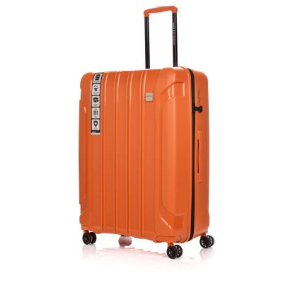 28. SwissBags Tourist Large Suitcase 77cm Orange