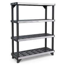 KETER 4-SHELF SHELVING UNIT 122x46x150cm