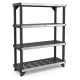 KETER 4-SHELF SHELVING UNIT 122x46x150cm