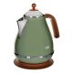 DeLonghi Icona Vintage KBOV 2001.GR Electric Kettle (2000 W, 1.7 l; olive)