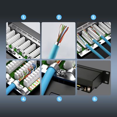 13. Patch panel Extralink EX.9830 (1U; cat. 5e; 24xRJ-45)