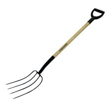 FISKARS FORK WOODEN SHAFT 4 TEETH 250