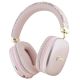 Guess GCube Metallic Script Logo Headphones - Pink