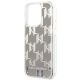 6. Karl Lagerfeld KLHCP14LLMNMS iPhone 14 Pro 6.1 "hardcase silver / silver Liquid Glitter Monogram