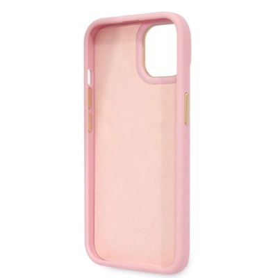 7. Guess Croco Collection case for iPhone 14 - pink