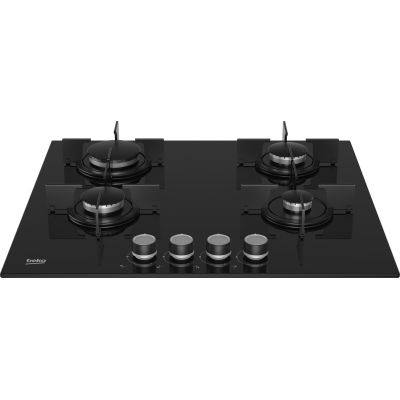 6. Beko Gas Hob HILG64220S (4 burners; black)