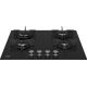 6. Beko Gas Hob HILG64220S (4 burners; black)