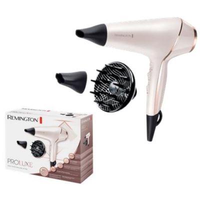 8. REMINGTON Proluxe AC9140 Hair Dryer (2400W; Pink, Powder Pink)