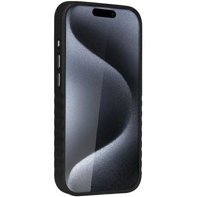 3. Audi Synthetic Leather case with MagSafe for iPhone 15 Pro Max - black