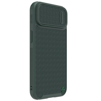 5. Nillkin Textured S Case iPhone 14 Pro Max armored cover with camera cover dark green