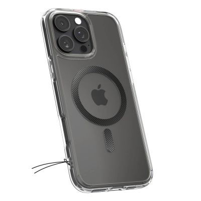 3. Spigen Ultra Hybrid Mag Case with MagSafe Carbon Fiber for iPhone 16 Pro Max - Dark Gray