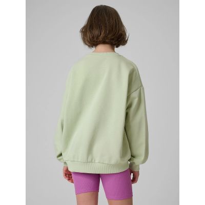 Girls' loose sweatshirt without hood 4F 4FJRSS26TSWSF2903-47S