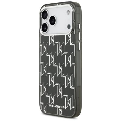 2. Karl Lagerfeld IML KL Monogram MagSafe Case for iPhone 17 Pro Max - Black