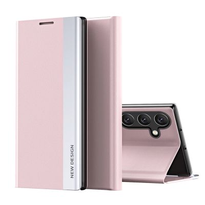 Sleep Case Pro for Samsung Galaxy S25 Edge with Flip and Stand - Pink