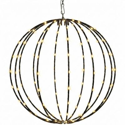 29. SOLAR HANGING LAMP BALL 30CM 120 LED WARM WHITE