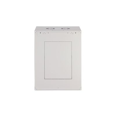 35. Digitus DYNAmic 19" 16U wall-mounted network cabinet 600x450, glass door, gray, undivided, assembled, 60kg