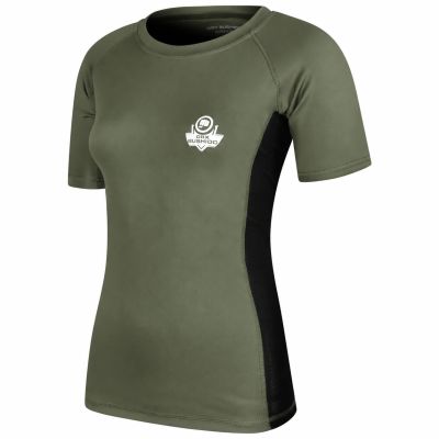 6. ARMY GREEN COMBATWEAR women's rashguard | DBX Bushido