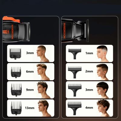 8. MAXGROOM WF-3908 multifunctional hair clipper with trimmer - black