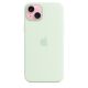 3. Apple Silicone Case with MagSafe Soft Mint, for Apple iPhone 15 Plus, MT103ZM/A