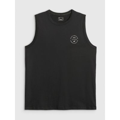 5. Men's sleeveless relaxed smooth t-shirt 4F 4FRSS26TSLEM330-20S