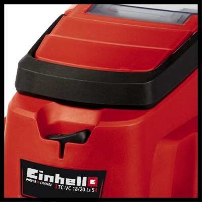 8. EINHELL TC-VC 18/20 Li S Solo workshop vacuum cleaner 2347130 (silver)