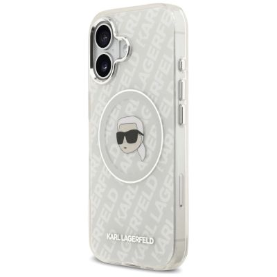 2. Karl Lagerfeld IML Karl Head Logo MagSafe iPhone 17 Case - Gray