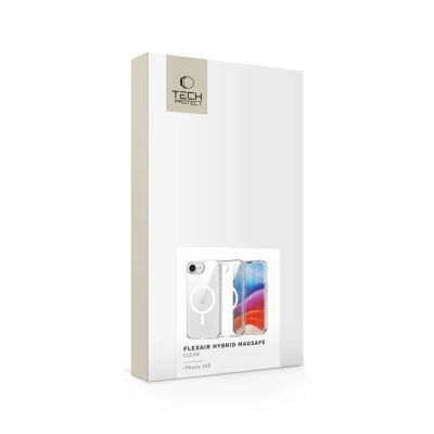 7. Tech-Protect FlexAir Hybrid MagSafe Case for iPhone 16e / 17e - Clear