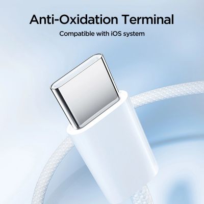 6. Joyroom Ben Series S-A45 USB-C / USB-C 60W Cable 1 m - White