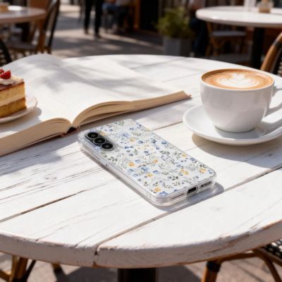 8. Tech-Protect FlexAir Case for Samsung Galaxy A27 - Transparent Floral