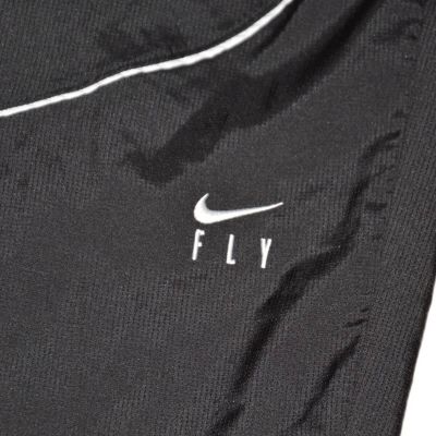 3. Women's Nike Retro Fly Swoosh Pants Black/White - CZ3953-010