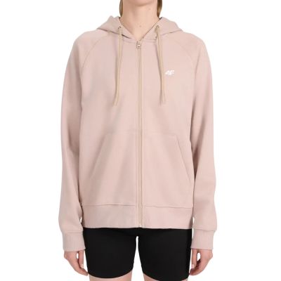 Women's sweatshirt 4F F2205 beige 4FWSS26TSWSF2205 83S