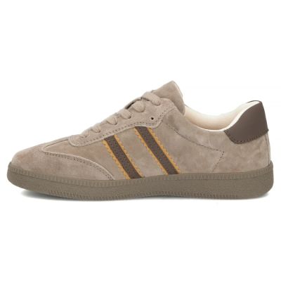 3. Women's leather shoes, sneakers, beige, Filippo DP7984