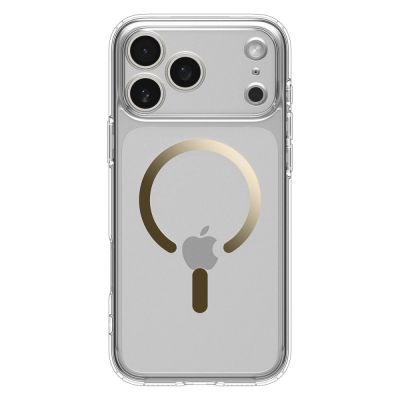 2. Spigen Ultra Hybrid MagSafe Case for iPhone 17 Pro Max - Transparent Gold