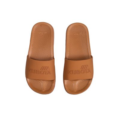 14. Basic plain camel pool flip-flops KUBKBB-SS24-03-21