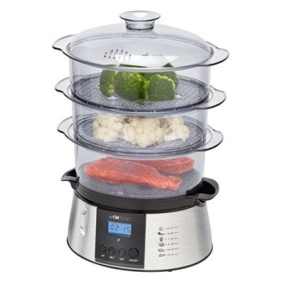 Clatronic DG 3547 stainless steel steamer (9 liters; stainless steel color)